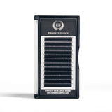 Eyelash packaging with 'Everyday Excellence Range' branding on a white background