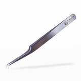 Long Tip Eyelash extension tweezers on a white background