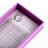 Eyelash packaging with 'Eyelash Excellence' branding on a white background