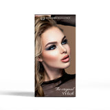 Product packaging for eyelash excellence with a model's face on a white background