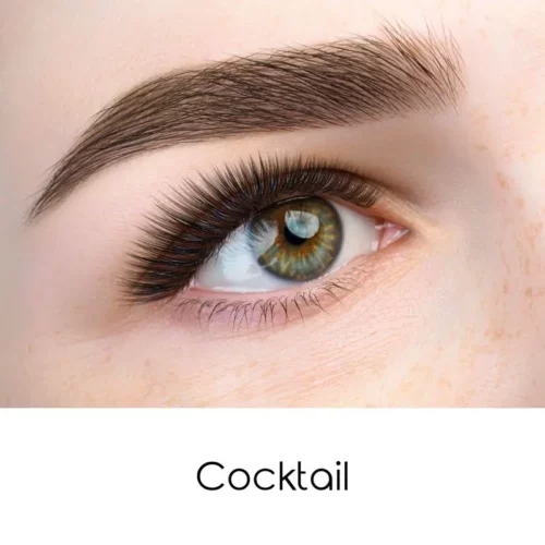 Brown YY Lashes Cocktail Look