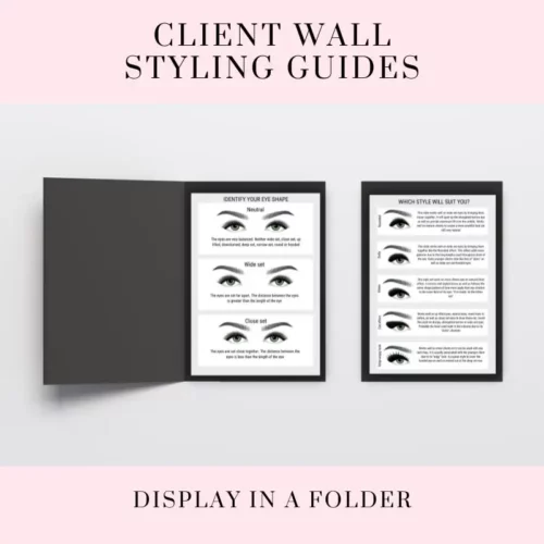 Editable Client Wall Lash Styling Guides (Edit in Canva) 3